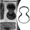 PIT66 Gear Shift Cup Holder Cover Trim Bezel Black Carbon Fiber Compatible with 2011- Jeep Grand Cherokee Cup Holder Trim