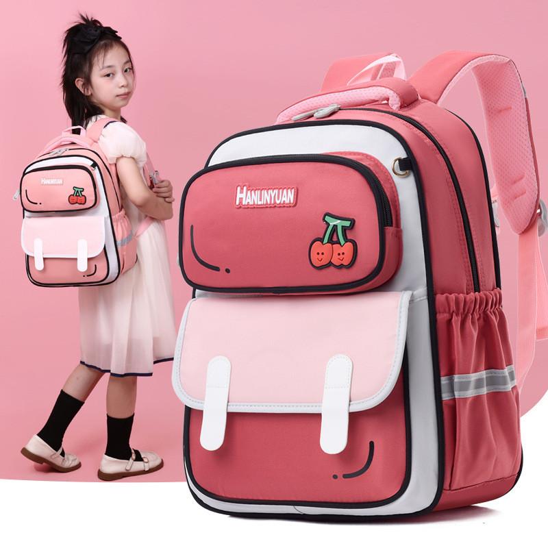 Large Capacity Casual School Backpack For Kids With Fun Cartoon Patterns