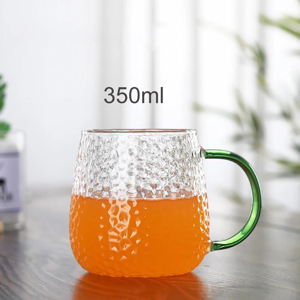 Japanese glass water mug simple creative coffee mugs household breakfast milk cup high temperature resistant office teacup