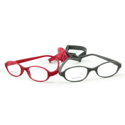 Baby'S Glasses Frame With Strap & Regular Lenses Size 40/15 No Screw Safe Bendable Boy'S Girl'S Infant'S Eyeglasses With Cord