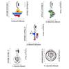 Copper Columbia Various Countries Pendant Charm Ball Suitable For Bracelets Diy For Women'S High Quality Jewelry