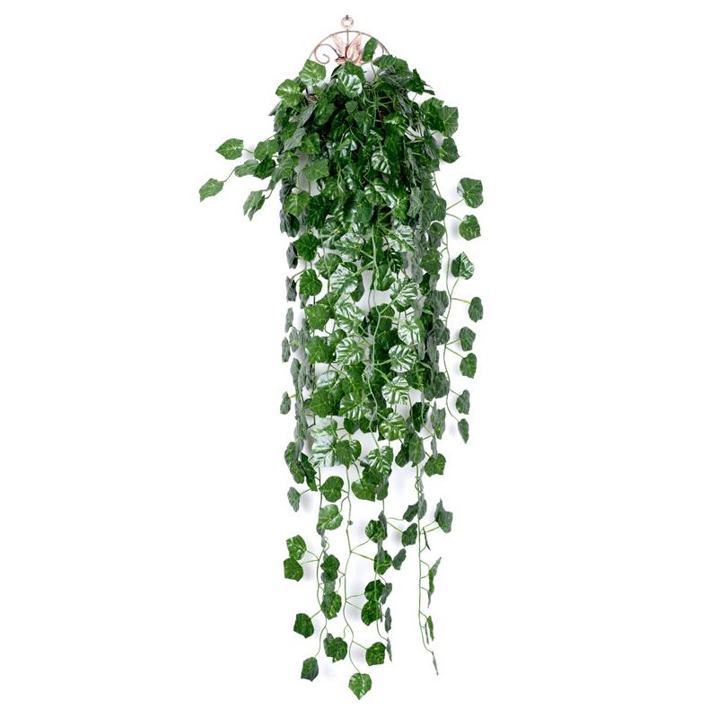 90cm Artificial Green Plant Wall Hanging Ivy Leaf Pothos Begonia Grape Vine Home Garden Wall Party Wedding Decoration
