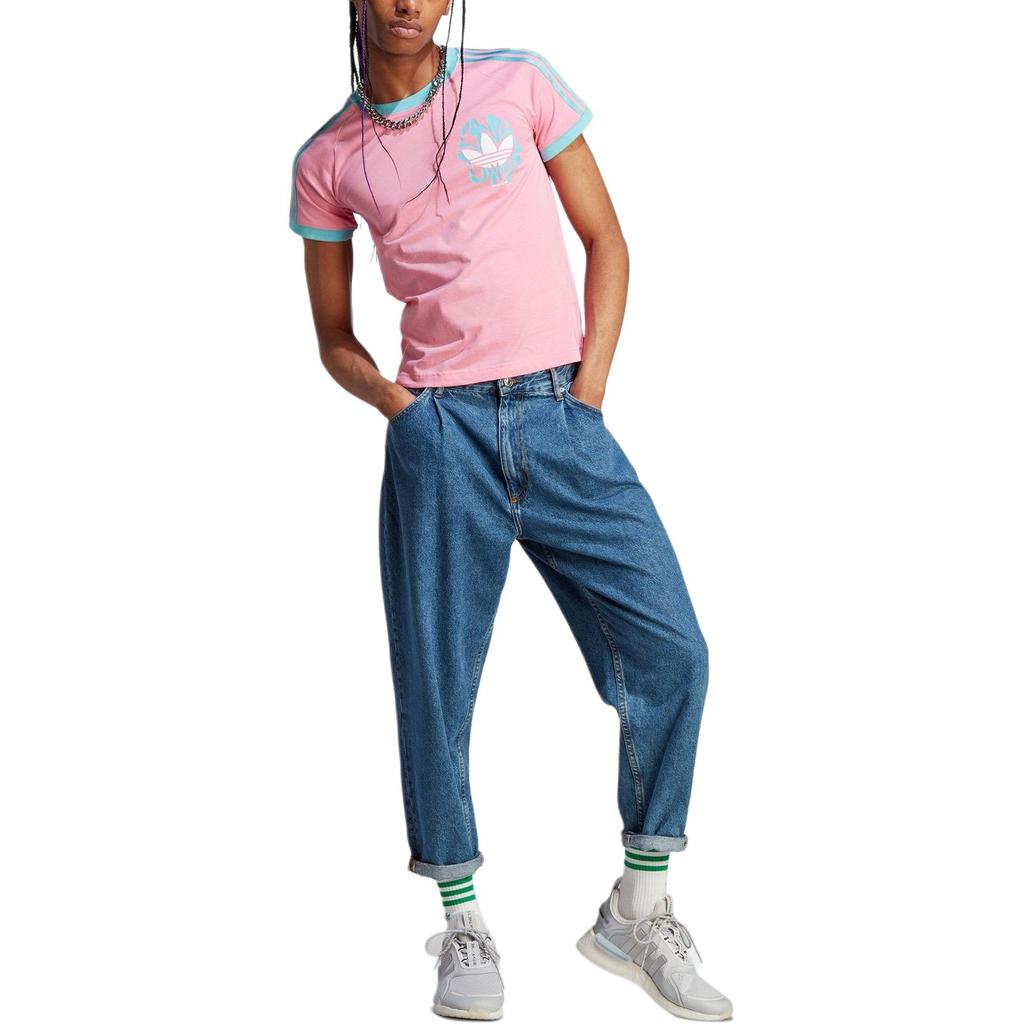 adidas originals PRIDE RM 3-Stripes Tee Pink IU0052
