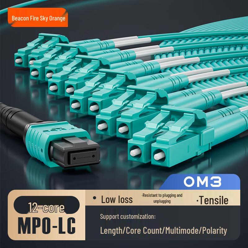 FHTCEN Multimode MPO Fiber Optic Patch Cable