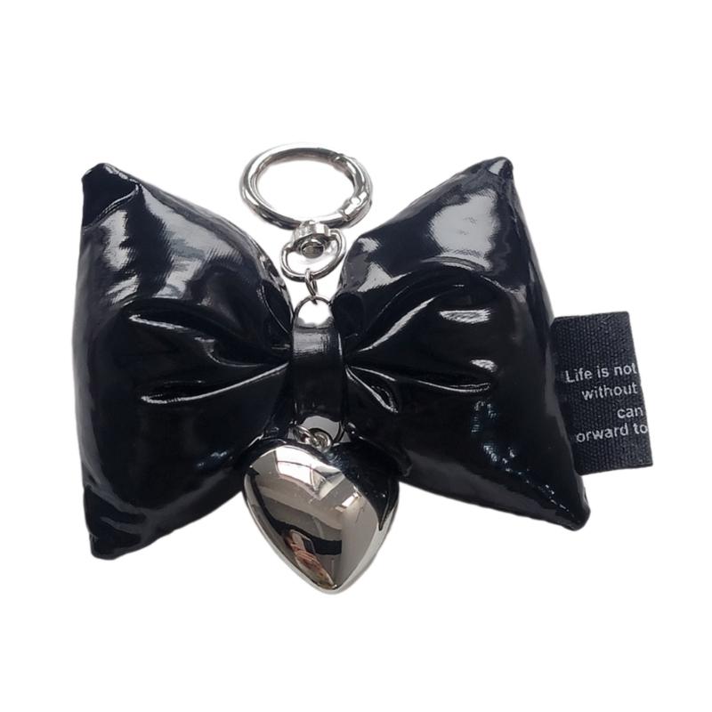Bowknot Heart Phone Charm Detachable Bow Phone Lanyard Ornament Wrist Straps