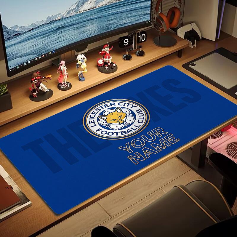 Leicester City Football Club Print Cushion Non-slip Laptop Tablet Big Mousepad XXL Mat Mini PC Playmat With Lock edge