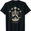 Hail Seitan Occult Vegan Chef Baphomet Illustrated Punk T Shirt New 100 Cotton Short Sleeve ONeck Tshirt Casual Mens Top