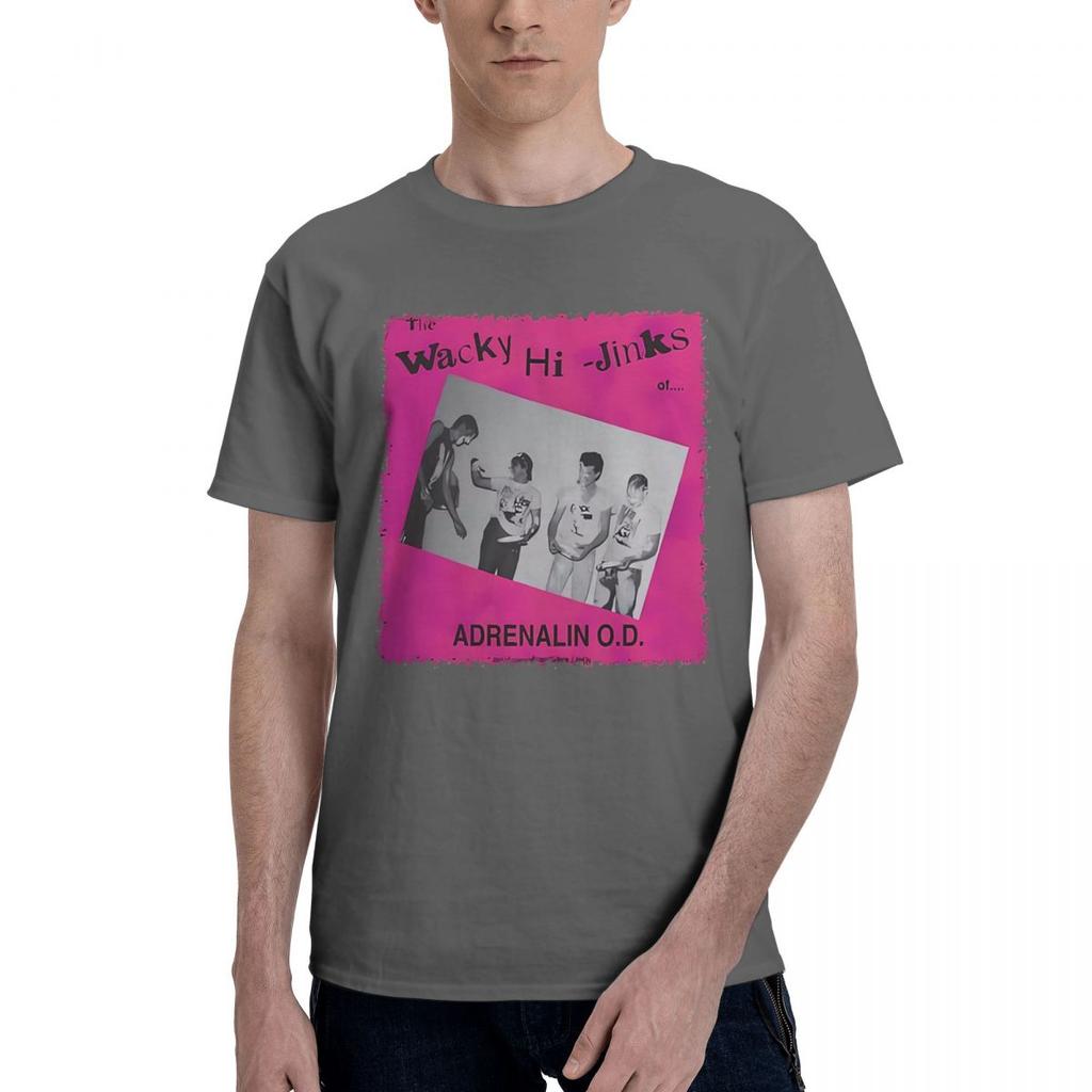 The Wacky HiJinks Of Adrenalin OD 1 100 Cotton Casual Breathable Confortable Cute Funny Ugus TShirts Men TShirt