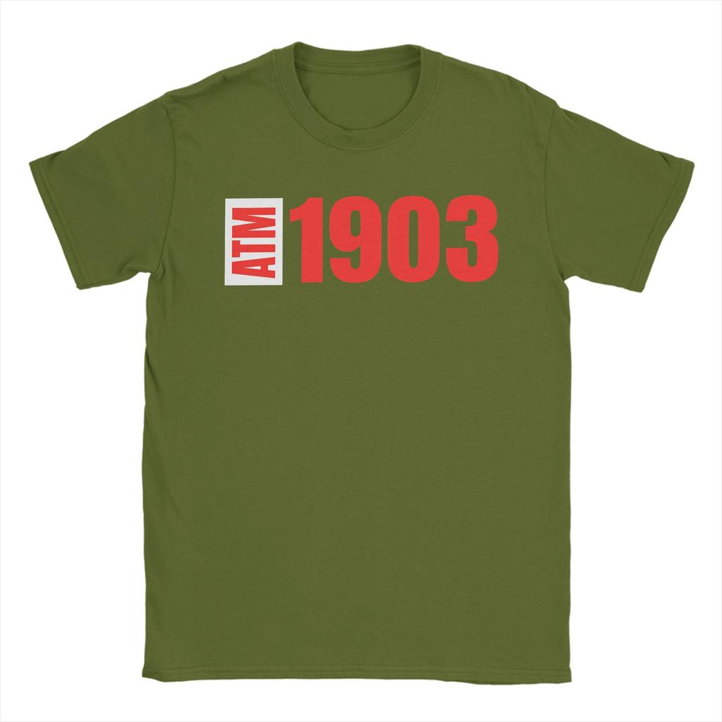 ATM 1903 TShirt for Men  Funny 100 Cotton Tees Crew Neck Short Sleeve T Shirt Birthday Gift Clothes