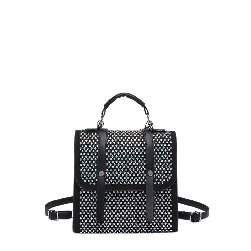 

Літо 2024 р. Новий рюкзак з повним діамантом, невеликий рюкзак із текстурою ніші, приміська сумка, модна сумка через плече в іноземному стилі різнокольоровий