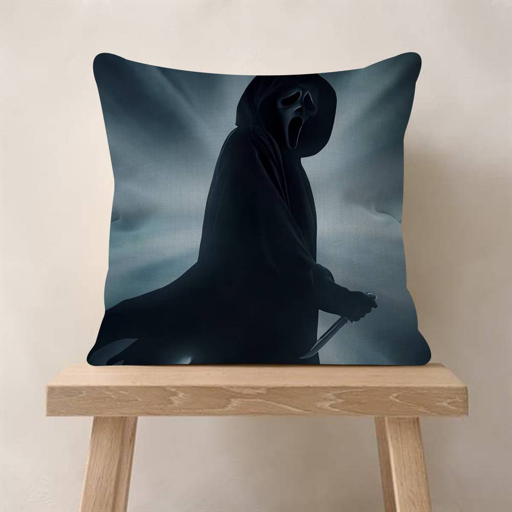 Horror Movie Scream Pillow Cover For Bedroom Room And Living Room Sofa Decorative Cushion Cover