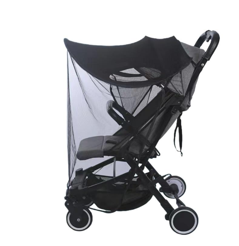 Stroller Sun Shade Black Universal Awning Sun Visor Canopy Cover Baby Windproof Umbrella Sunscreen Cover Stroller Accessories