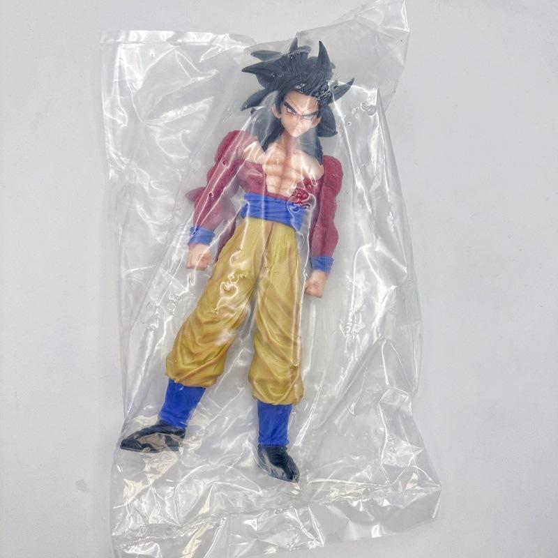 32CM Anime Dragon Ball GT Son Goku Super Saiyan 4 Standing Model Toy Gift Collection Action Figure PVC Extra Large Model