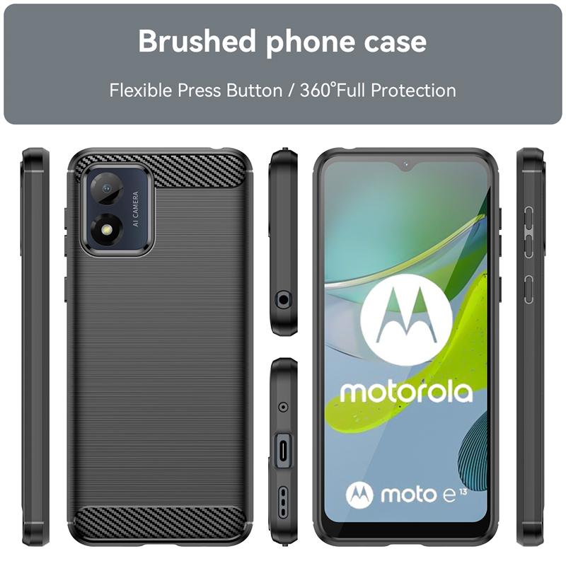 Für Motorola Moto E13 Fall für Motorola Moto E13 Abdeckung Shell Fundas Capa Silicon Business Stil Telefon Abdeckung für Motorola e13