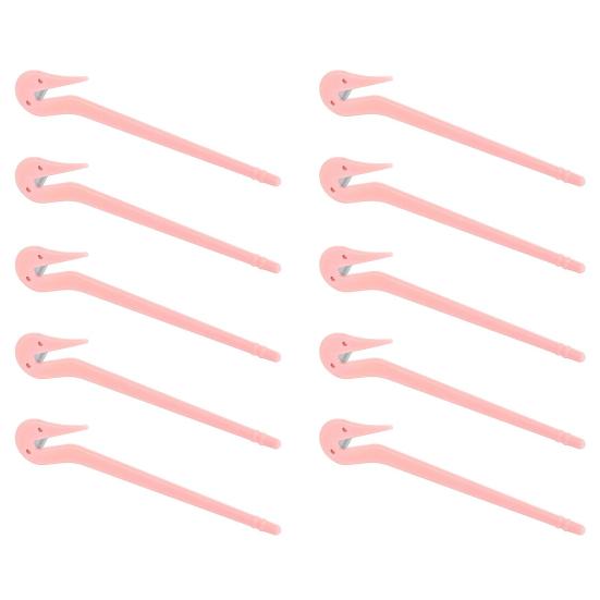 10 stk Hårkrok Hestehale Strikkfjerningsverktøy Hårstrikk