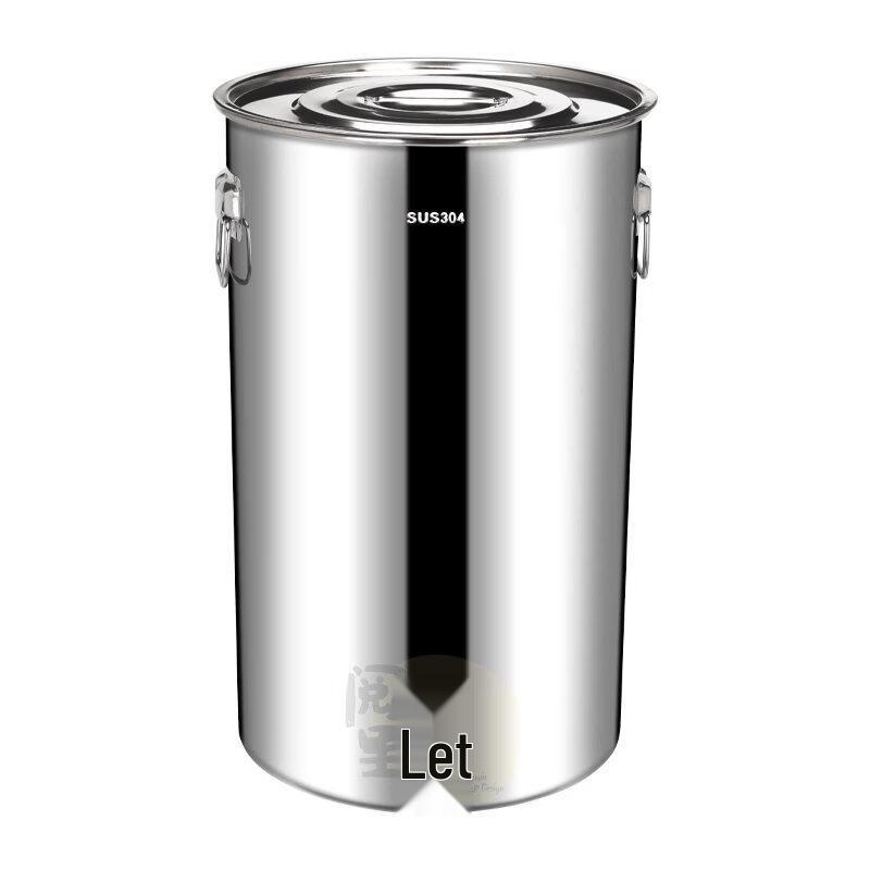 Yuzhuxun 60L Stainless Steel Water Bucket with Lid