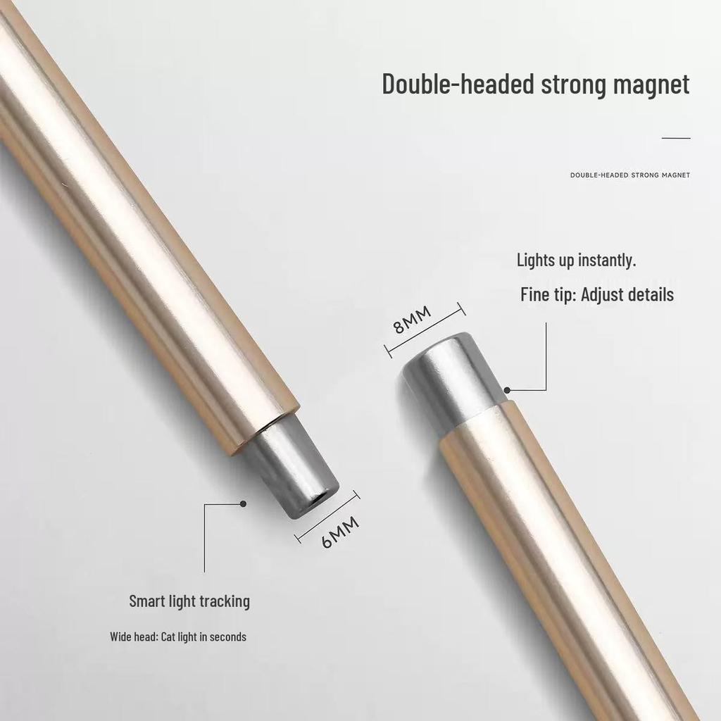 Upgraded Multi-color Aluminum Nail Art Double-ended Magnet Stick for Cat Eye Gel Polish