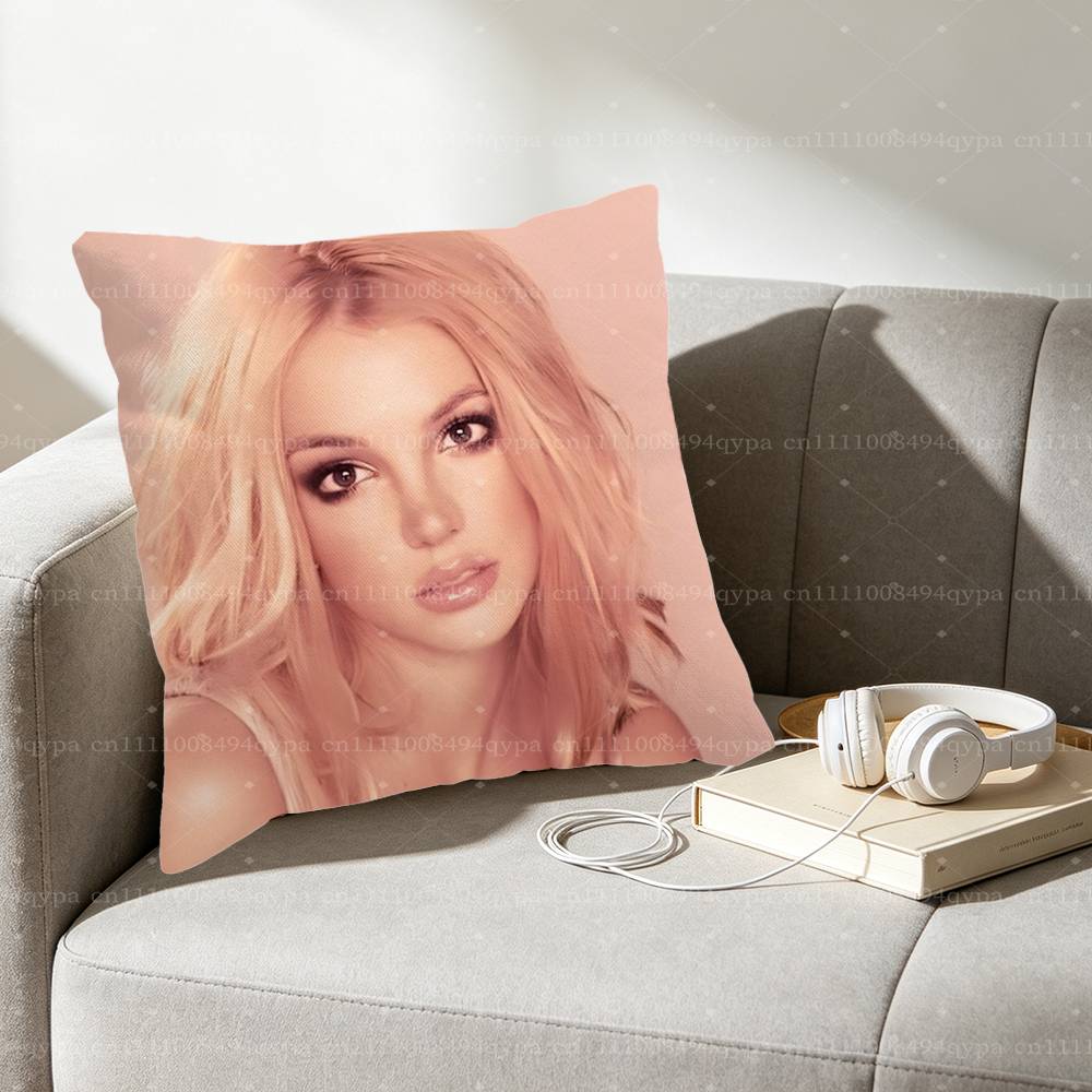 Brit BBritney Spears Toxic Throw Pillow Cover Home Decor Art Design Decor Pillowcase Cushion Cover for Bed Sofa Living Room