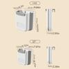 Space-saving Foldable Trash Can Hanging Toilet Storage Bucket Wall Mount Trash Bin  Cabinet Door