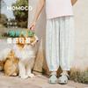Summer Fashion Leg Tights for Girls, Medium and Large Children's Grid Pattern Splicing Loose and Lightweight Pants