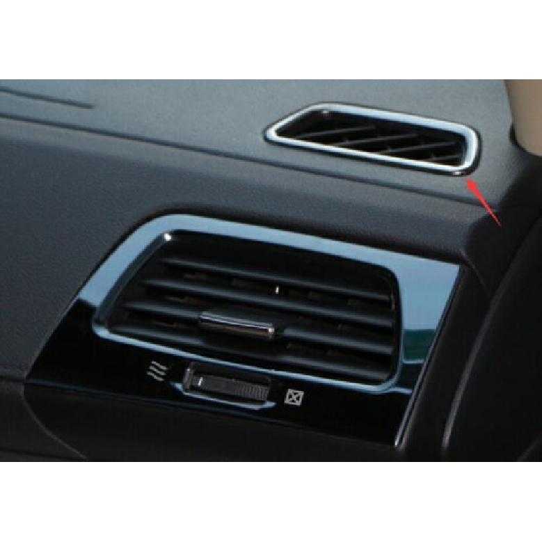 For Honda CRV CR~V 2012~2016 Glossy Black Steel Dash L&R AC Air Outlet Vent Trim