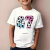 Kids Summer T-shirt Boys Girls Sport Number Print Top Casual Short Sleeve Wear