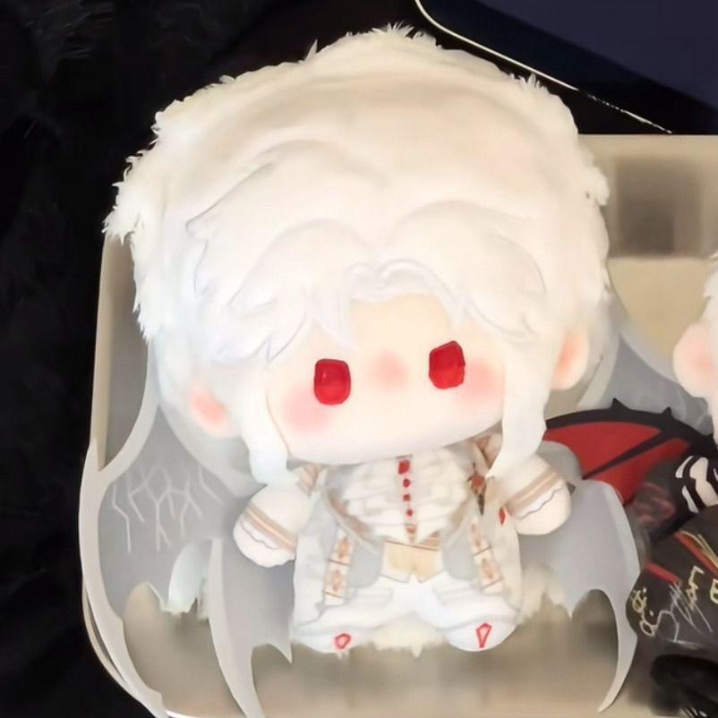 Liebe Und Tiefenraum Qin Che Silberner Flügel Attribut Baumwollpuppe Cosplay Anime 10cm Anhänger Schlüsselanhänger Rucksackanhänger Geschenk
