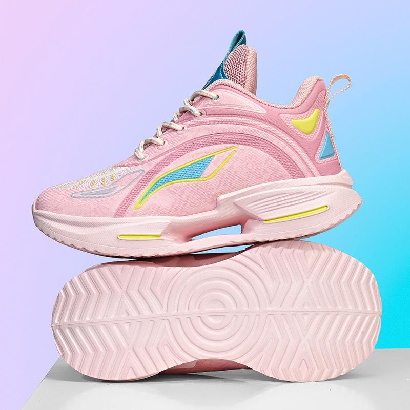 

Дитячі сітчасті кросівки для баскетболу та бігу Осінь 2025 - Дихаючі, легкі спортивні кросівки для дітей середнього та старшого віку 37 рожевий