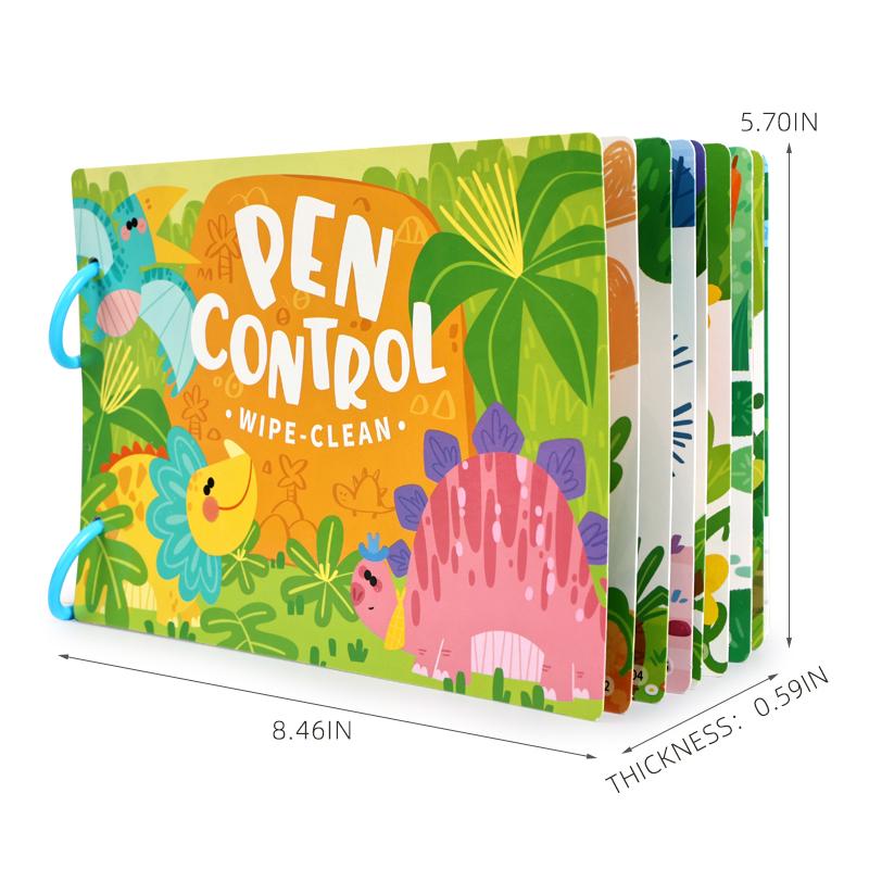 Vorschul-Lern-Busy-Book für Kinder 2-4 Jahre Kleinkind-Aktivitätsbuch Montessori Babyspielzeug Pädagogischer Spaß