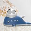Whale-Shaped Slow Feeder Dog Toy Adjustable Hole Press-Activated Treat Dispensing Dog Toys Anti-slip Base Transparent Window