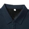 Men's Plus Size Fleece Lined Lapel Polo Shirt