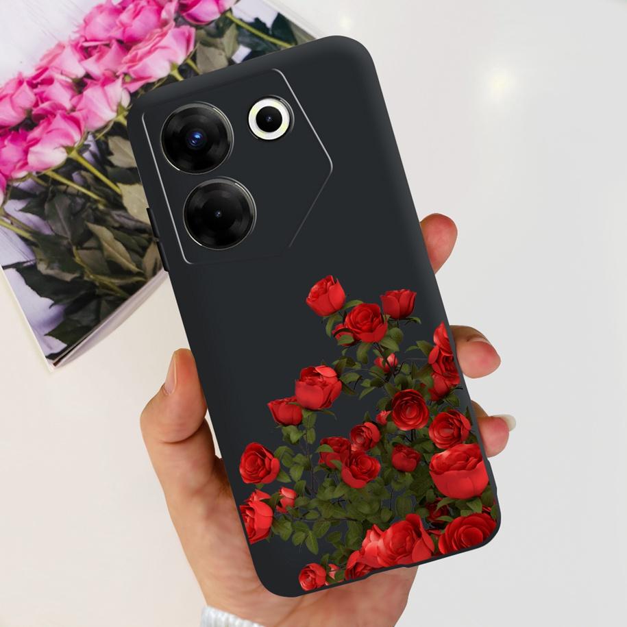 For Tecno Camon 20 Pro 5G Case Marble Cover For Tecno Camon 20 Bumper Soft Silicone Phone Cases For Camon20 Pro CK8n CK7n Fundas