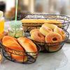 Stylish Bread Basket Kitchen Storage Organizers for Countertop Dining Table Counter Display