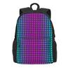 Klassische Vichy-Karos Rucksack Schwarz und Weiß Elegante Rucksäcke Junge Mädchen Radfahren Aufdruck High School Taschen Hohe Qualität Rucksack