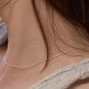 [Silver 925] Fine Knit Chain Necklace