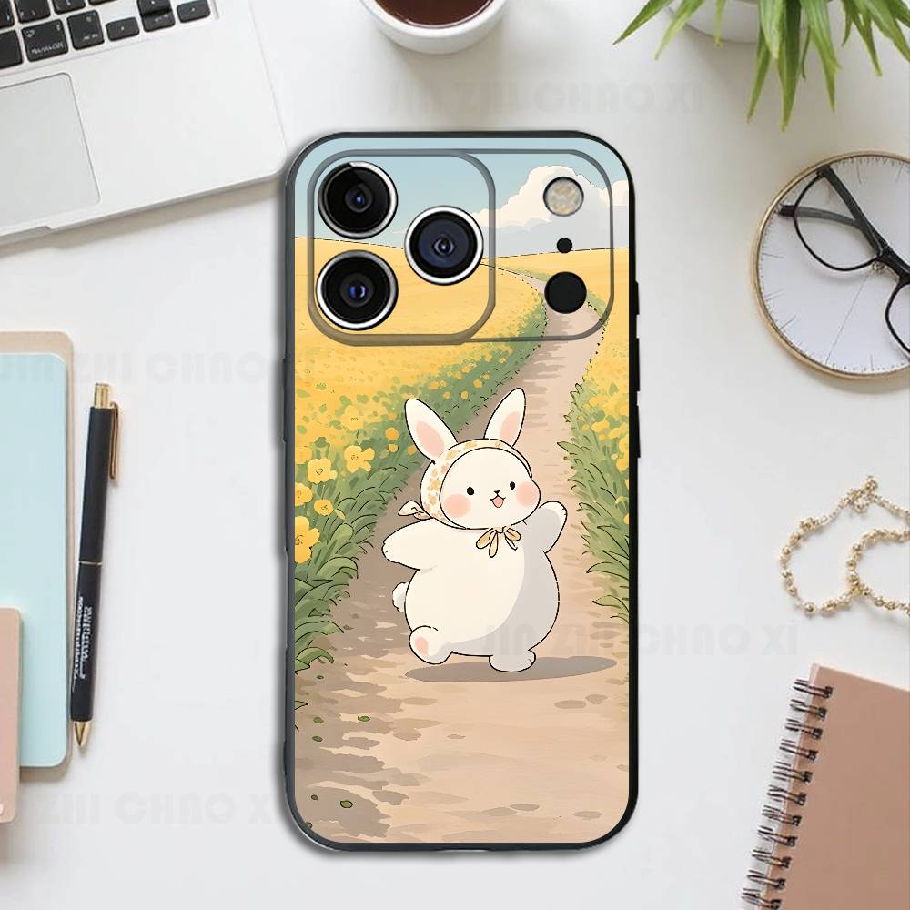 

Dating Spring Black Phone Case For IPhone 17 16 15 14 13 12 13 12 11 Pro Max Plus XS XR Silicone Soft Back Cover iPhone17air