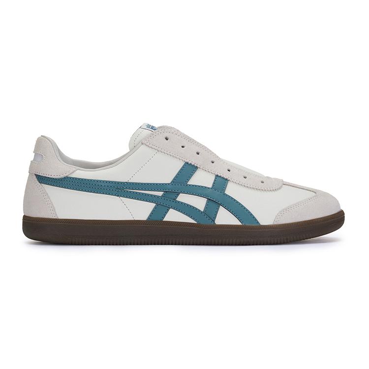 ONITSUKA TIGER Tokuten Slip-On Comfortable Versatile Non-Slip Durable Low-Top Skate Shoes Unisex Sneaker White Green 1183C290-101
