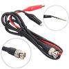 BNC Male Plug To Dual Oscilloscope Test Probe Cable Alligator Clips Digital Oscilloscope Probe Anti-rust Anti-aging Accessories