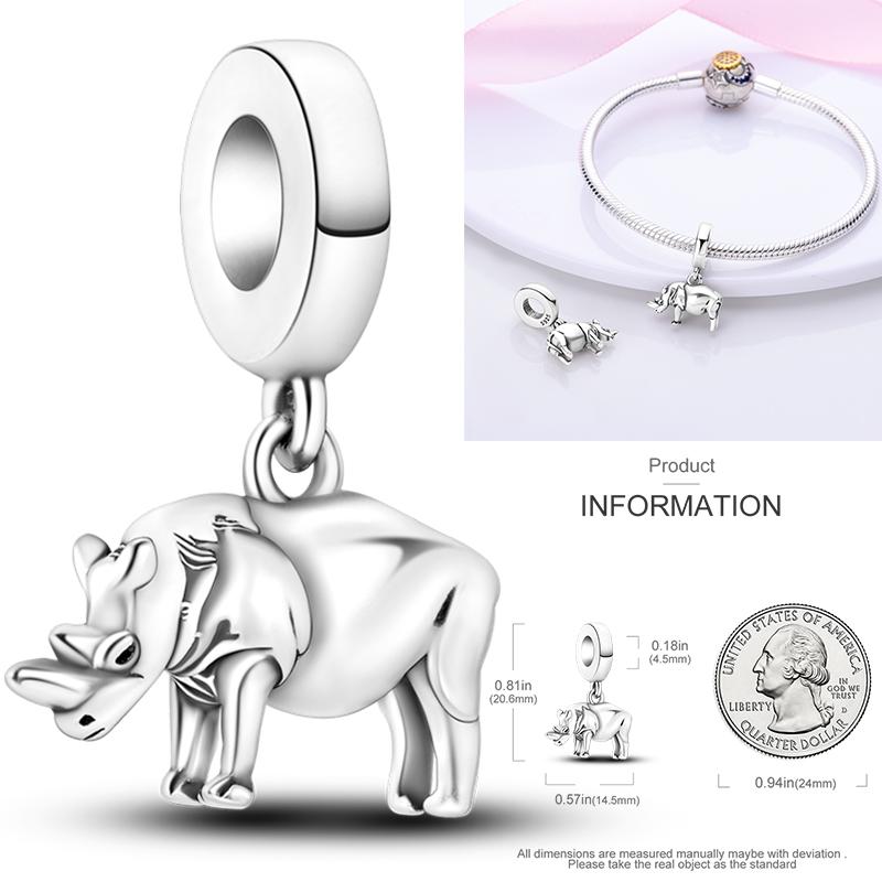 Inlaid Zirconium Sun 925 Silver Travel Balloon Butterfly Love Family Sister Heart Charm Fits Women Jewelry