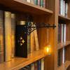 Metal Bookshelf Lantern Light Warm Yellow Library Reading Lamp Bookshelf Ghost Light  Reading