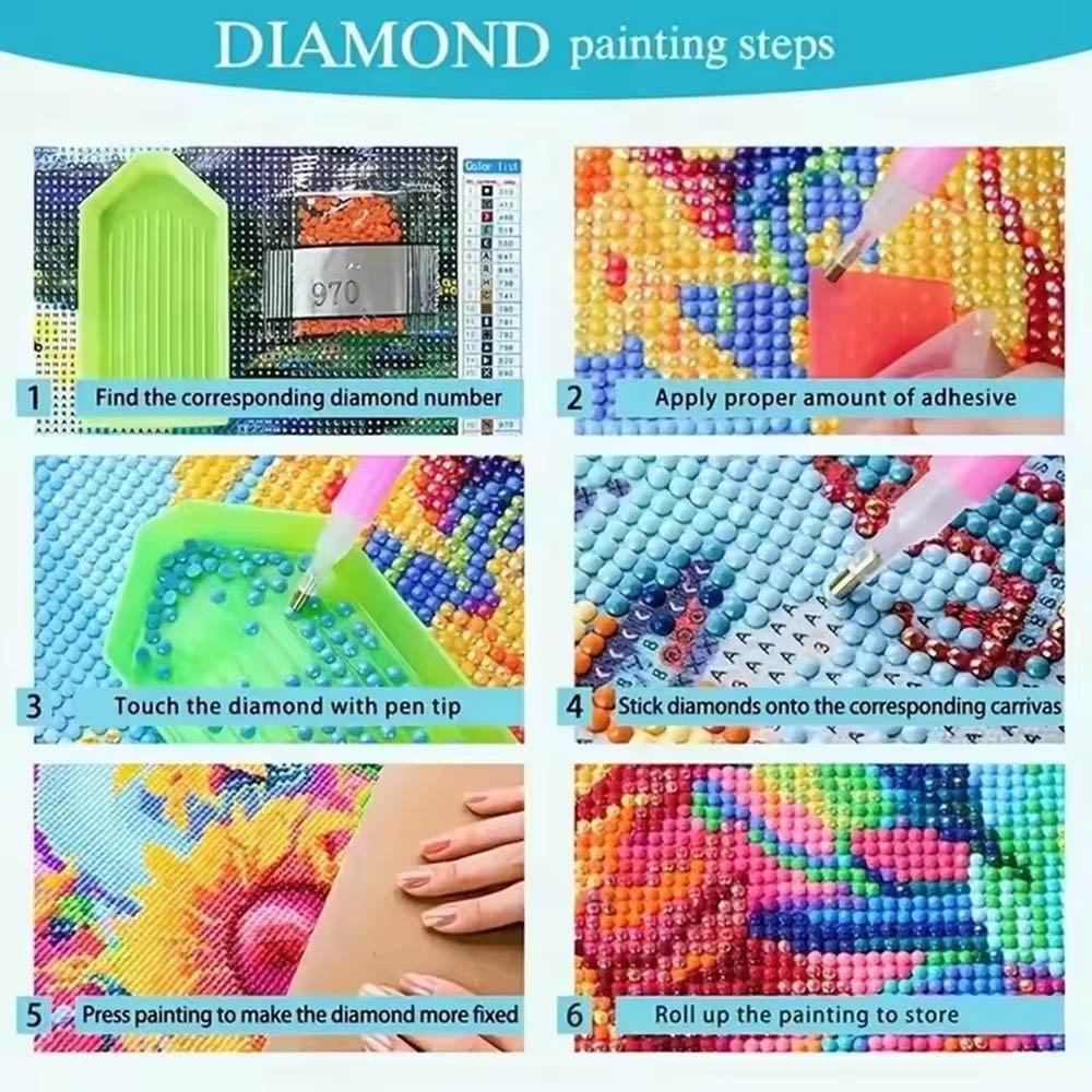 DIY Diamond Painting Kit Korean Boy Group BTS Series Full Drill Diamond Embroidery Art,Mosaic Cross Stitch Home Decor