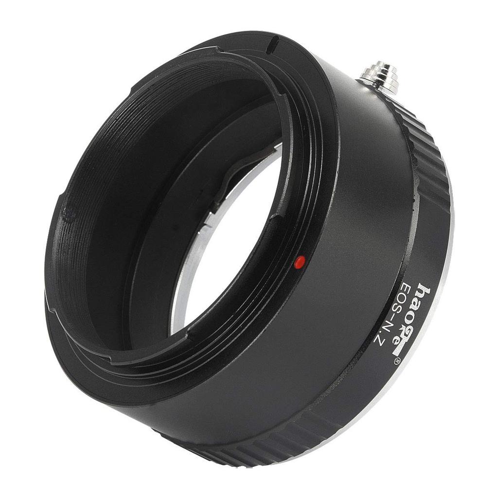 Haoge Manual Lens Mount Adapter for Canon EOS EF EFS Lenses To Nikon Z Mount Cameras Like Z7 EF-S Z6,