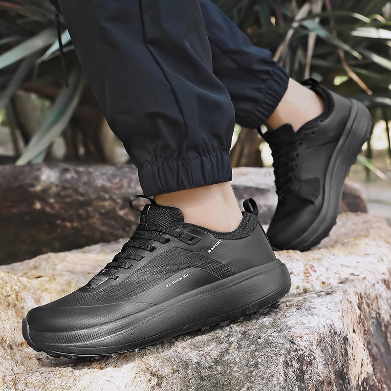 Outdoor hiking shoes sports thick-soled shock absorption breathable daily casual running shoes classic