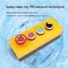 22mm Waterproof 220V Button Switch Combo: Start/Stop/Emergency Stop/Power Indicator Light