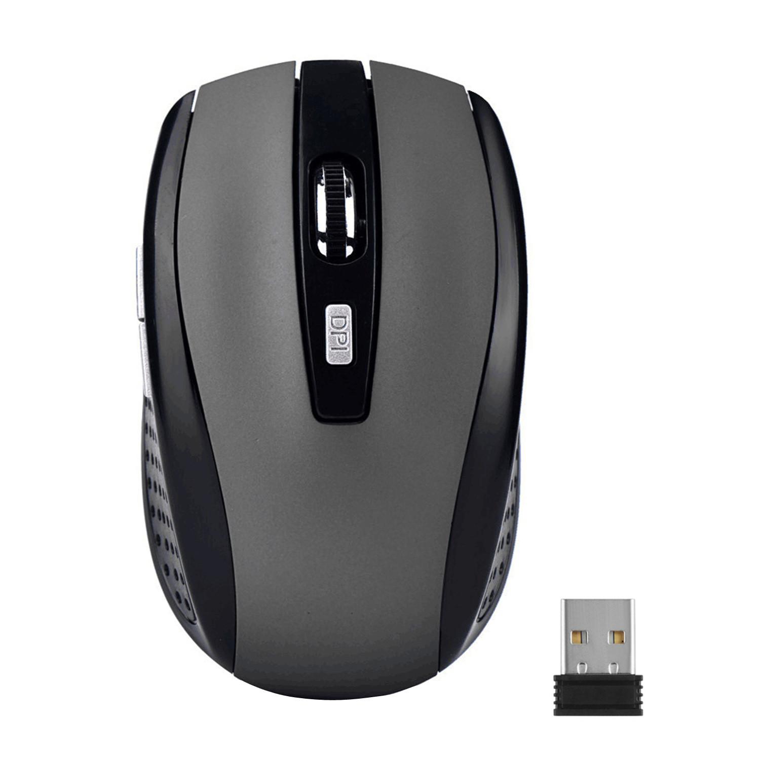 

Беспроводная оптическая мышь 2,4 ГГц и USB-приемник для портативного компьютера DPI One Size