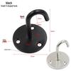 Black Stainless Steel Ceiling Mount Rotating Hook for Projector Screens