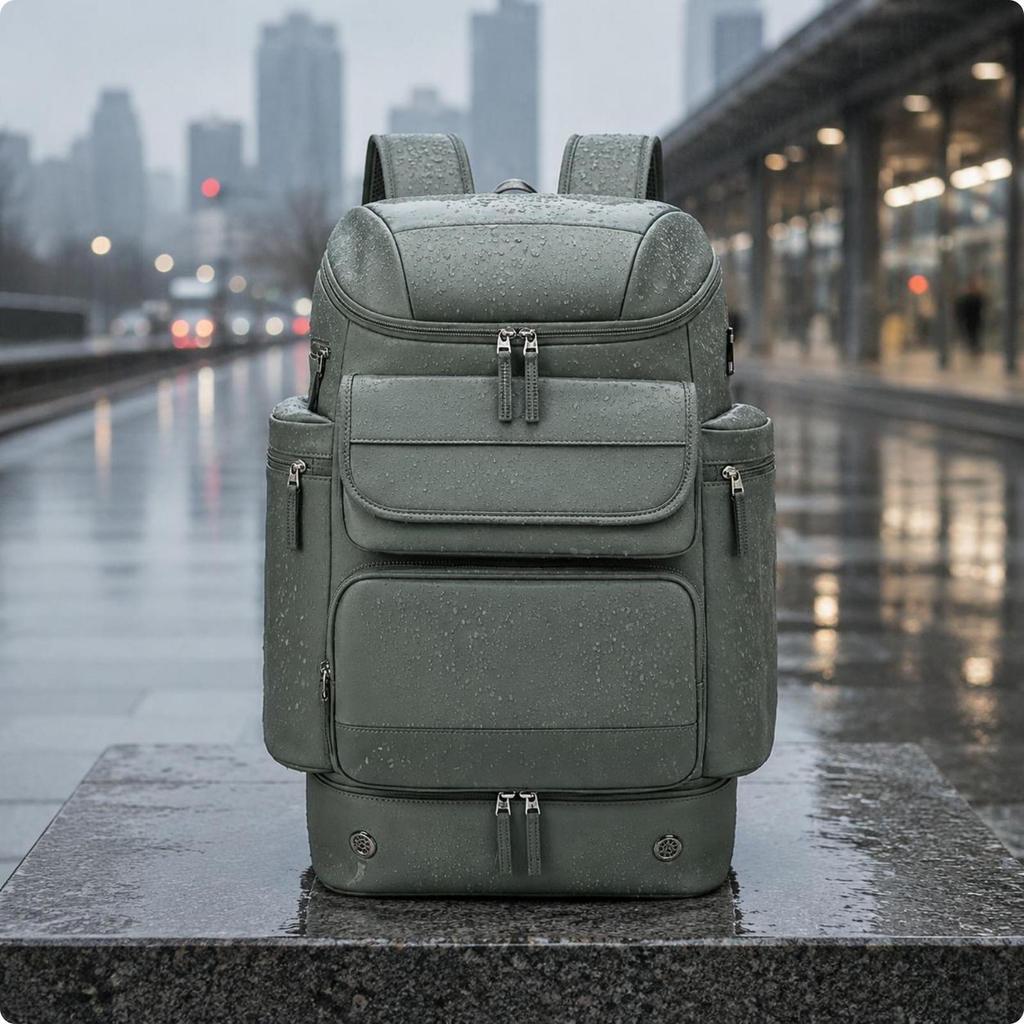 Large Capacity Backpack with shoe compartment Travel Lightweight Laptop Bag for Men,