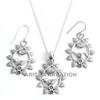 Mondstein-Set, Tierschmuck-Set, Silberanhänger, Silberohrring, 925 Sterlingsilber handgefertigter Schmuck
