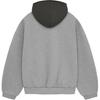Fear of God Essentials Nylon Fleece Hoodie Dark Heather Oatmeal/Ink Men Tops Grey 202SP244313F