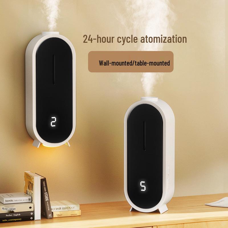 USB Wall-Mounted Automatic Aroma Diffuser with Ambient Light and Timer for Home, Hotel, and Commercial Use